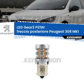0 Freccia posteriore LED Peugeot 308 Mk1 2007 - 2012: P21W Gear2 FINE SERIE: NO GARANZIA P21W: Lampadina frecce LED No-Hyperflash Gear2 FINE SERIE: NO GARANZIA