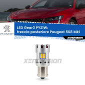 0 Freccia posteriore LED Peugeot 508 Mk1 2010 - 2017: PY21W Gear3 PY21W: Lampadina frecce LED No-Hyperflash Gear3