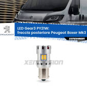 0 Freccia posteriore LED Peugeot Boxer Mk3 2006 in poi: PY21W Gear3 PY21W: Lampadina frecce LED No-Hyperflash Gear3