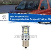 0 Freccia posteriore LED Peugeot Partner Mk1 1996 - 2007: PY21W Arrow PY21W: Lampadina frecce LED No-Hyperflash Arrow
