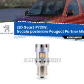 0 Freccia posteriore LED Peugeot Partner Mk2 2008 - 2016: PY21W Gear3 PY21W: Lampadina frecce LED No-Hyperflash Gear3