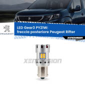 0 Freccia posteriore LED Peugeot Rifter 2018 in poi: PY21W Gear3 PY21W: Lampadina frecce LED No-Hyperflash Gear3