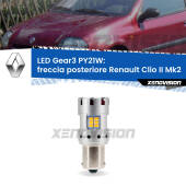 0 Freccia posteriore LED Renault Clio II Mk2 faro bianco: PY21W Gear3 PY21W: Lampadina frecce LED No-Hyperflash Gear3
