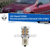 0 Freccia posteriore LED Renault Clio II Mk2 faro giallo: P21W Gear2 FINE SERIE: NO GARANZIA P21W: Lampadina frecce LED No-Hyperflash Gear2 FINE SERIE: NO GARANZIA