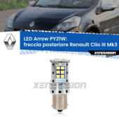 0 Freccia posteriore LED Renault Clio III  2005 - 2011: PY21W Arrow PY21W: Lampadina frecce LED No-Hyperflash Arrow