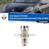 0 Freccia posteriore LED Renault Clio III  2005 - 2011: PY21W Gear3 PY21W: Lampadina frecce LED No-Hyperflash Gear3