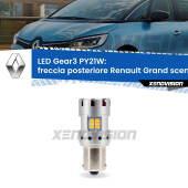 0 Freccia posteriore LED Renault Grand scenic IV Mk4 2016 - 2022: PY21W Gear3 PY21W: Lampadina frecce LED No-Hyperflash Gear3