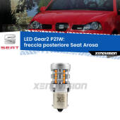 0 Freccia posteriore LED Seat Arosa 1997 - 2004: P21W Gear2 FINE SERIE: NO GARANZIA P21W: Lampadina frecce LED No-Hyperflash Gear2 FINE SERIE: NO GARANZIA