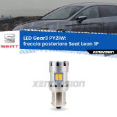 0 Freccia posteriore LED Seat Leon 1P restyling: PY21W Gear3 PY21W: Lampadina frecce LED No-Hyperflash Gear3