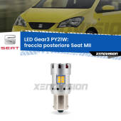0 Freccia posteriore LED Seat MII 2011 - 2021: PY21W Gear3 PY21W: Lampadina frecce LED No-Hyperflash Gear3