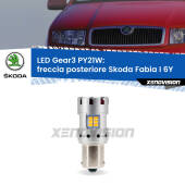 0 Freccia posteriore LED Skoda Fabia I 6Y 1999 - 2006: PY21W Gear3 PY21W: Lampadina frecce LED No-Hyperflash Gear3