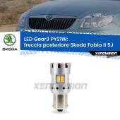 0 Freccia posteriore LED Skoda Fabia II 5J 2006 - 2014: PY21W Gear3 PY21W: Lampadina frecce LED No-Hyperflash Gear3