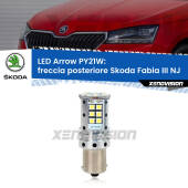 0 Freccia posteriore LED Skoda Fabia III NJ 2014 in poi: PY21W Arrow PY21W: Lampadina frecce LED No-Hyperflash Arrow