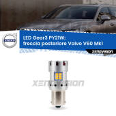 0 Freccia posteriore LED Volvo V60 Mk1 2010 - 2018: PY21W Gear3 PY21W: Lampadina frecce LED No-Hyperflash Gear3
