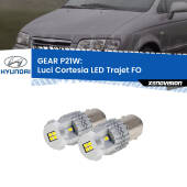 0 GEAR P21W: luci cortesia LED Hyundai Trajet (FO) anteriori P21W: Gear LED 6000k (Coppia)