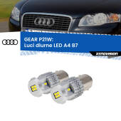 0 GEAR P21W: luci diurne LED Audi A4 (B7) 2004 - 2008 P21W: Gear LED 6000k (Coppia)