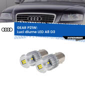 0 GEAR P21W: luci diurne LED Audi A8 (D3) 2002 - 2009 P21W: Gear LED 6000k (Coppia)