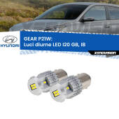 0 GEAR P21W: luci diurne LED Hyundai I20 (GB, IB) a parabola singola P21W: Gear LED 6000k (Coppia)