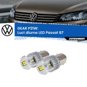 0 GEAR P21W: luci diurne LED VW Passat (B7) 2010 - 2014 P21W: Gear LED 6000k (Coppia)