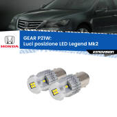 0 GEAR P21W: luci posizione LED Honda Legend (Mk2) 1991-1996 P21W: Gear LED 6000k (Coppia)