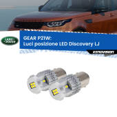 0 GEAR P21W: luci posizione LED Land rover Discovery (LJ) 1989-1998 P21W: Gear LED 6000k (Coppia)