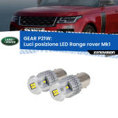0 GEAR P21W: luci posizione LED Land rover Range rover (Mk1) restyling P21W: Gear LED 6000k (Coppia)