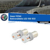 0 GEAR P21W: retronebbia LED Alfa romeo 156 (932) 1997-2005 P21W: Gear LED Rossi (Coppia)