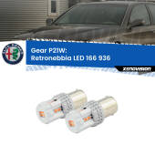 0 GEAR P21W: retronebbia LED Alfa romeo 166 (936) 1998-2007 P21W: Gear LED Rossi (Coppia)