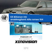 0 H4: Kit Bi Xenon Alfa romeo 164  (1987 - 1991) Specifico Zero-Spie H4: Kit BiXenon PhenomXT Xenovision 42W Canbus