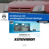 0 H4: Kit Bi Xenon Citroën Berlingo  (1996 - 2007) Specifico Zero-Spie H4: Kit BiXenon PhenomXT Xenovision 42W Canbus