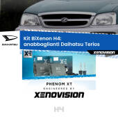 0 H4: Kit Bi Xenon Daihatsu Terios  (1997 - 2005) Specifico Zero-Spie H4: Kit BiXenon PhenomXT Xenovision 42W Canbus