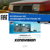 0 H4: Kit Bi Xenon Fiat Panda 141 (1982 - 2004) Specifico Zero-Spie H4: Kit BiXenon PhenomXT Xenovision 42W Canbus