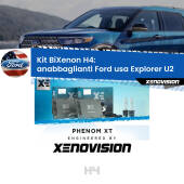0 H4: Kit Bi Xenon Ford usa Explorer U2 (1995 - 2001) Specifico Zero-Spie H4: Kit BiXenon PhenomXT Xenovision 42W Canbus