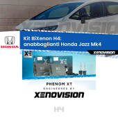 0 H4: Kit Bi Xenon Honda Jazz Mk4 (2013 - 2019) Specifico Zero-Spie H4: Kit BiXenon PhenomXT Xenovision 42W Canbus