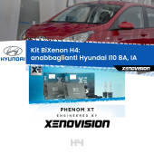 0 H4: Kit Bi Xenon Hyundai I10 BA, IA (2013 - 2016) Specifico Zero-Spie H4: Kit BiXenon PhenomXT Xenovision 42W Canbus