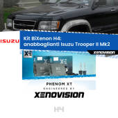 0 H4: Kit Bi Xenon Isuzu Trooper II Mk2 (1991 - 2002) Specifico Zero-Spie H4: Kit BiXenon PhenomXT Xenovision 42W Canbus