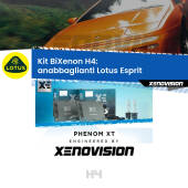 0 H4: Kit Bi Xenon Lotus Esprit (1989 - 2003) Specifico Zero-Spie H4: Kit BiXenon PhenomXT Xenovision 42W Canbus