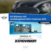 0 H4: Kit Bi Xenon Mini Clubman R55 (2007 - 2015) Specifico Zero-Spie H4: Kit BiXenon PhenomXT Xenovision 42W Canbus