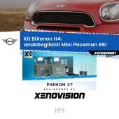 0 H4: Kit Bi Xenon Mini Paceman R61 (2012 - 2016) Specifico Zero-Spie H4: Kit BiXenon PhenomXT Xenovision 42W Canbus