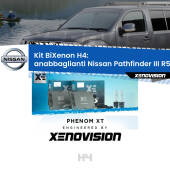 0 H4: Kit Bi Xenon Nissan Pathfinder III R51 (2005 - 2011) Specifico Zero-Spie H4: Kit BiXenon PhenomXT Xenovision 42W Canbus
