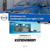 0 H4: Kit Bi Xenon Opel Agila A H00 (2000 - 2007) Specifico Zero-Spie H4: Kit BiXenon PhenomXT Xenovision 42W Canbus