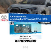 0 H4: Kit Bi Xenon Toyota RAV 4 XA10 (1994 - 1997) Specifico Zero-Spie H4: Kit BiXenon PhenomXT Xenovision 42W Canbus