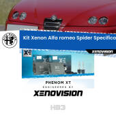 0 HB3: Kit Xenon Alfa romeo Spider Specifico Zero-Spie HB3: Kit Xenon PhenomXT Xenovision 42W Canbus