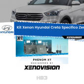 0 HB3: Kit Xenon Hyundai Creta Specifico Zero-Spie HB3: Kit Xenon PhenomXT Xenovision 42W Canbus