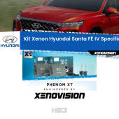 0 HB3: Kit Xenon Hyundai Santa FÉ IV Specifico Zero-Spie HB3: Kit Xenon PhenomXT Xenovision 42W Canbus