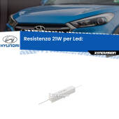 0 Hyundai Tucson: Resistenza Spegnispia 21W Economica per luce Stop (1 Pz) Resistenza Spegnispia in Ceramica 15W 10 ohm per LED (1 Pz)