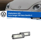 0 Kit Plafoniere LED Luce Targa per VW New Beetle II Versione 1 Kit Plafoniere LED Targa Volkswagen (Golf 7, etc.)