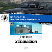 0 Kit Xenon H3 Canbus per Fendinebbia Alfa romeo 75  1985 - 1992 H3: Kit Xenon PhenomXT Xenovision 42W Canbus