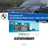 0 Kit Xenon H3 Canbus per Fendinebbia BMW Serie-7 E65, E66, E67 2001 - 2005 H3: Kit Xenon PhenomXT Xenovision 42W Canbus