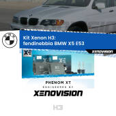 0 Kit Xenon H3 Canbus per Fendinebbia BMW X5 E53 1999 - 2002 H3: Kit Xenon PhenomXT Xenovision 42W Canbus